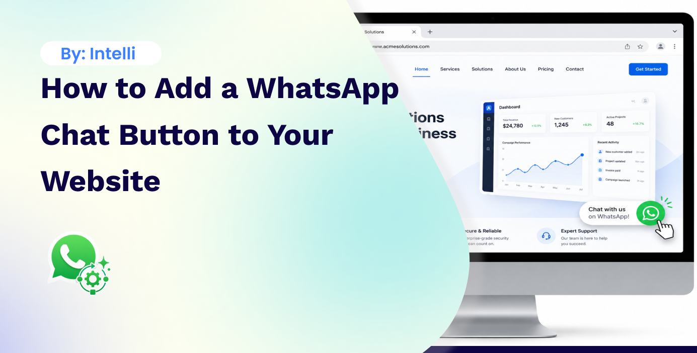 How to Add a WhatsApp Chat Button to Your Website – Intelli Blog
